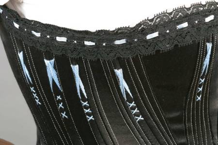 Tunbridge Corset - Front Closeup View